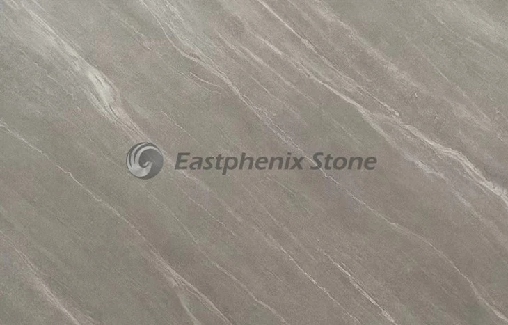 Matte grey porcelain slab panel